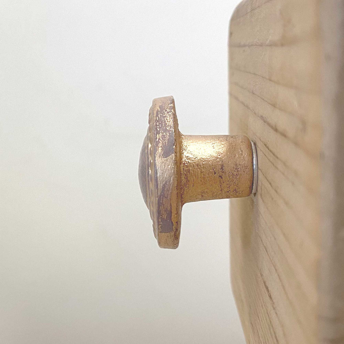 Gold & Brown Knob - 3.5cm