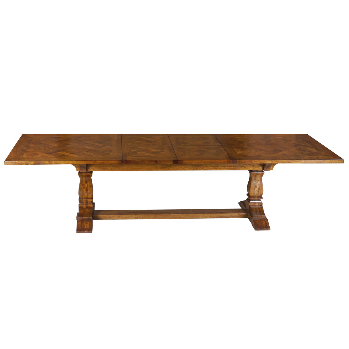Deauville Extension Dining Table 180-280cm - Toffee Parquetry