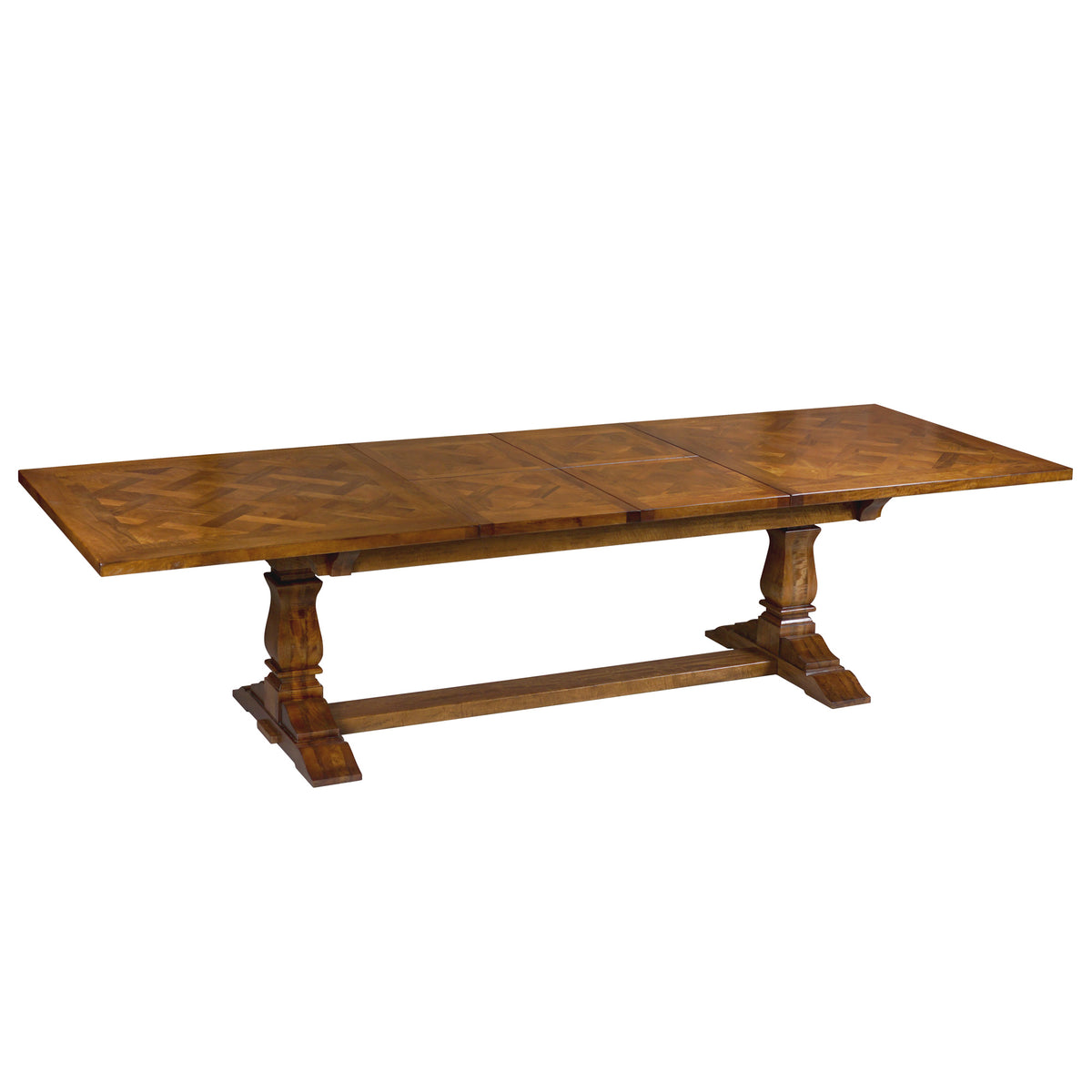 Deauville Extension Dining Table 180-280cm - Toffee Parquetry