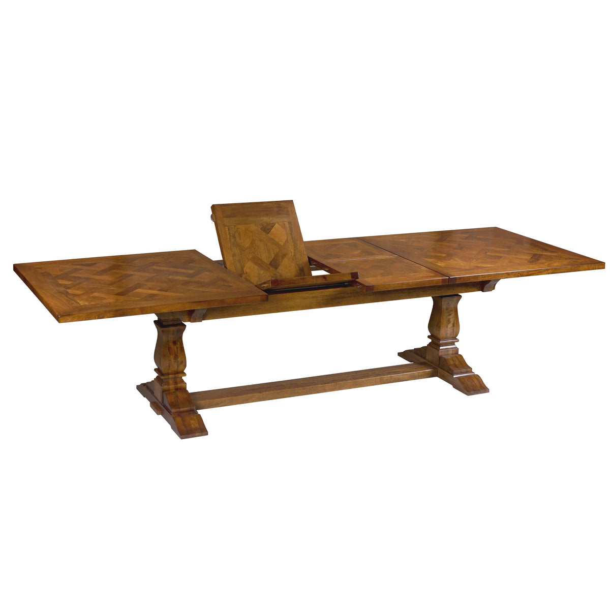 Deauville Extension Dining Table 180-280cm - Toffee Parquetry