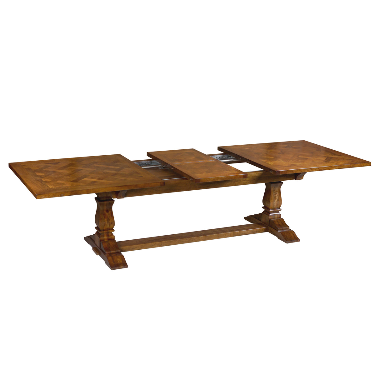 Deauville Extension Dining Table 180-280cm - Toffee Parquetry