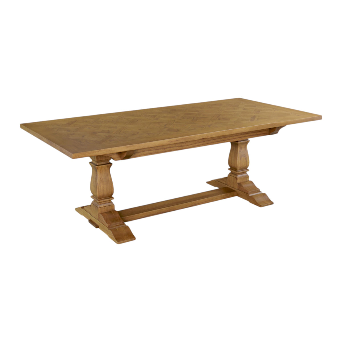 Deauville Dining Table 220cm - Natural Parquetry