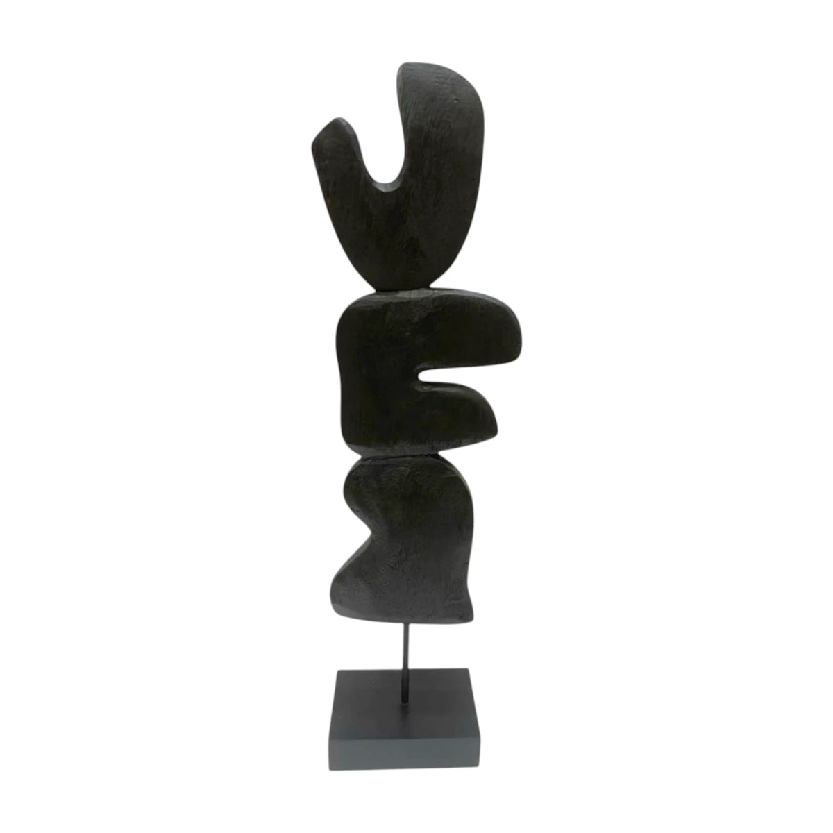 Balance Sculpture on Base - Black
