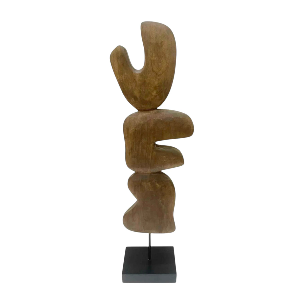 Balance Sculpture on Base - Espresso