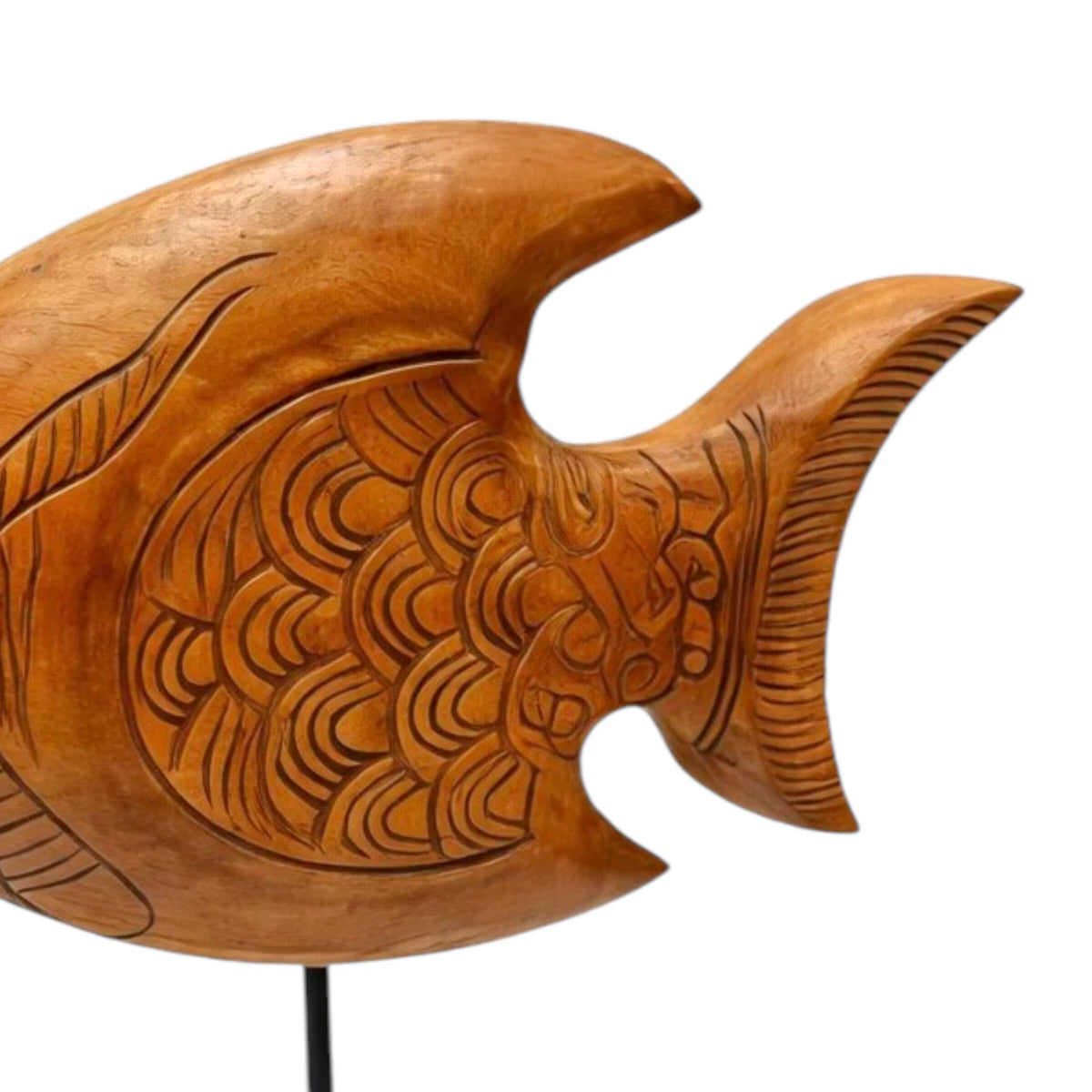 Carved Fish on Base - Large