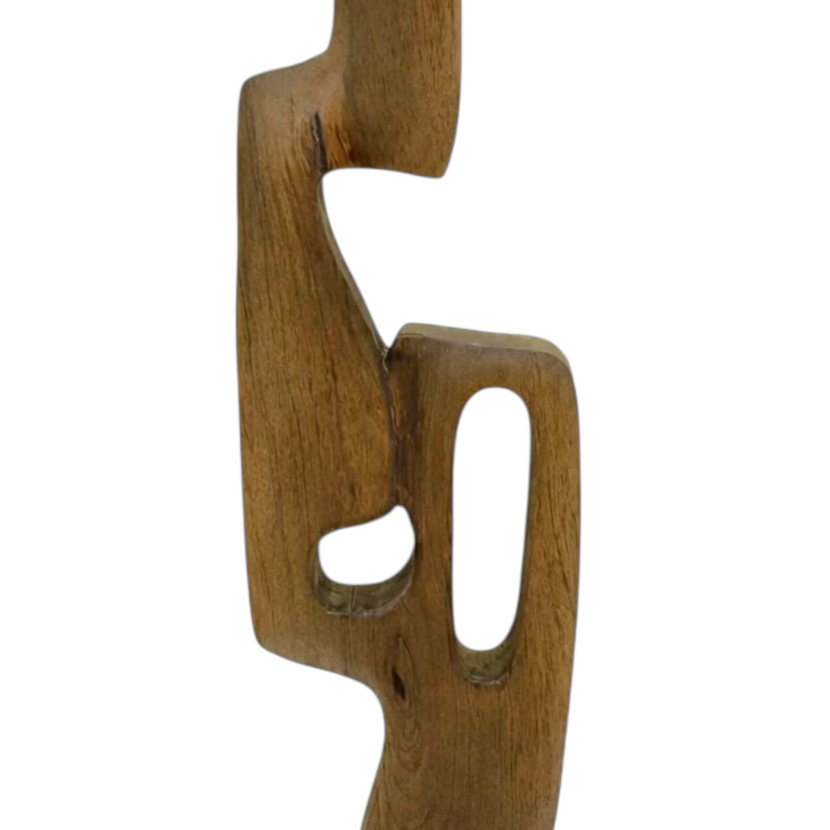 Fluid Sculpture on Base - Espresso