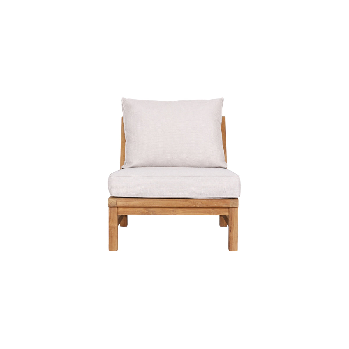 Koloa 1 Seater Lounge - Teak / Wheat