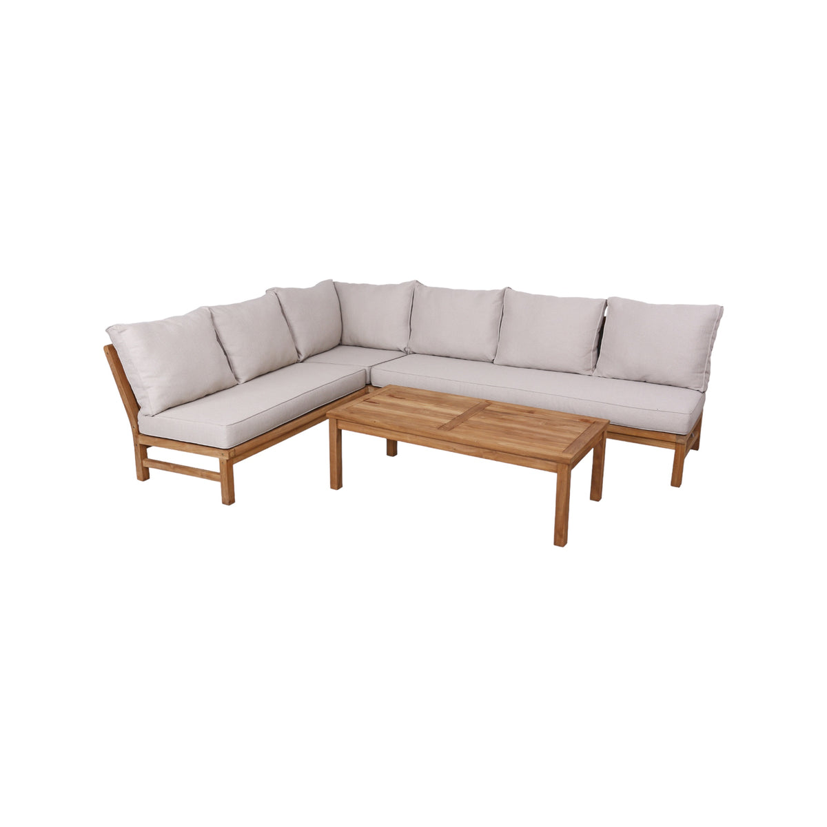 Koloa Corner Module - Teak / Wheat