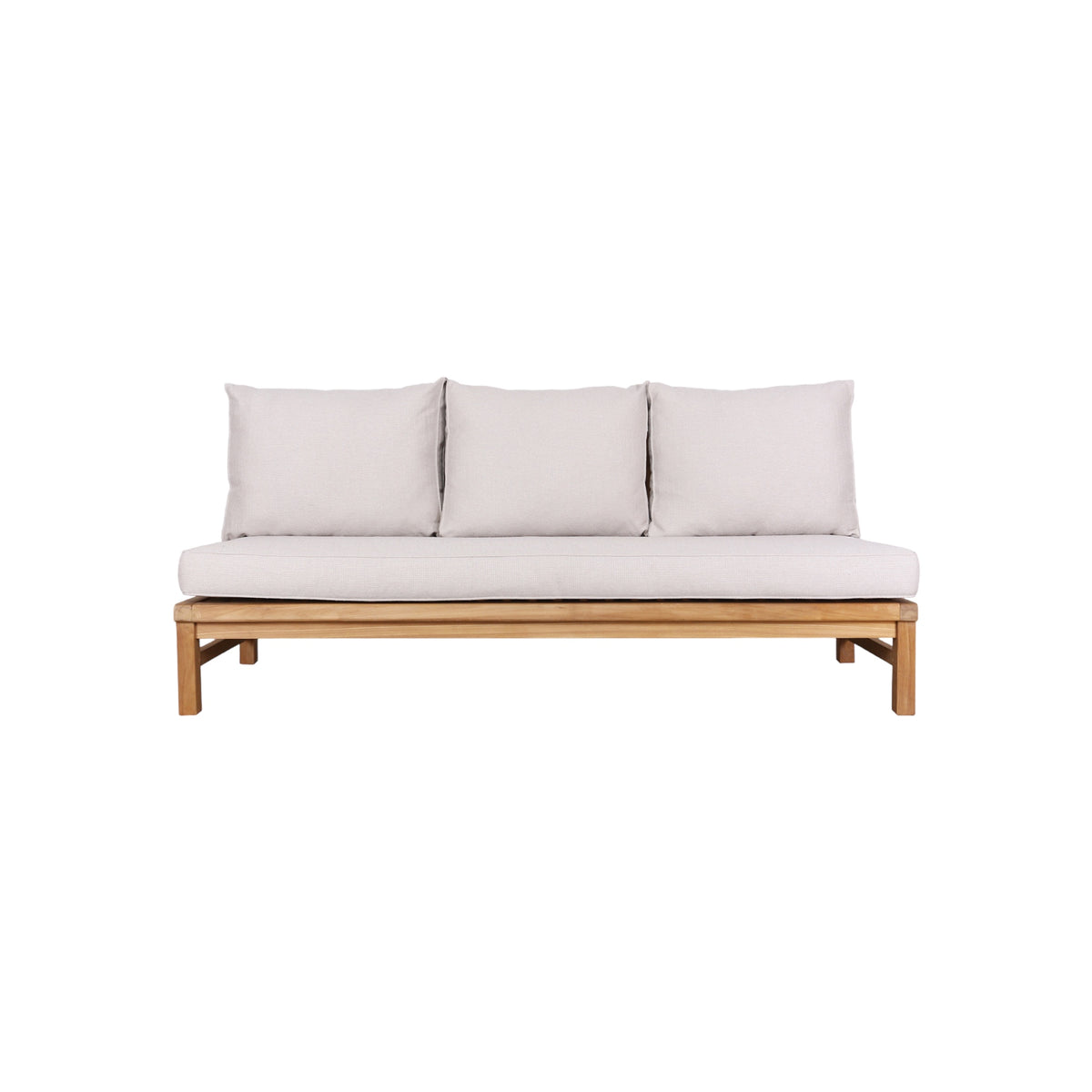 Koloa 3 Seater Lounge - Teak / Wheat