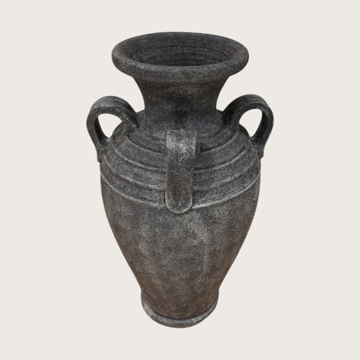 Eros Black Terracotta Urn - 60cm