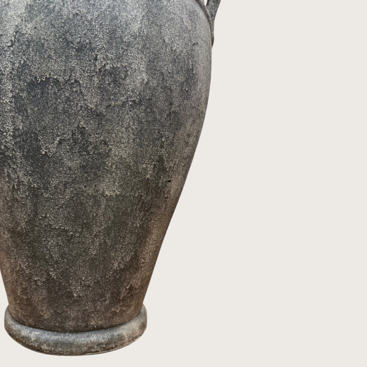 Eros Black Terracotta Urn - 60cm