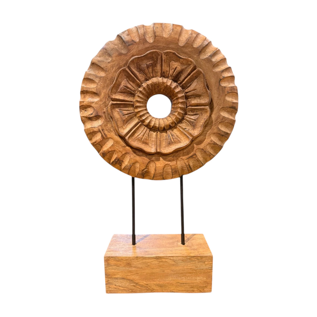 Flower Disc on Base - Large