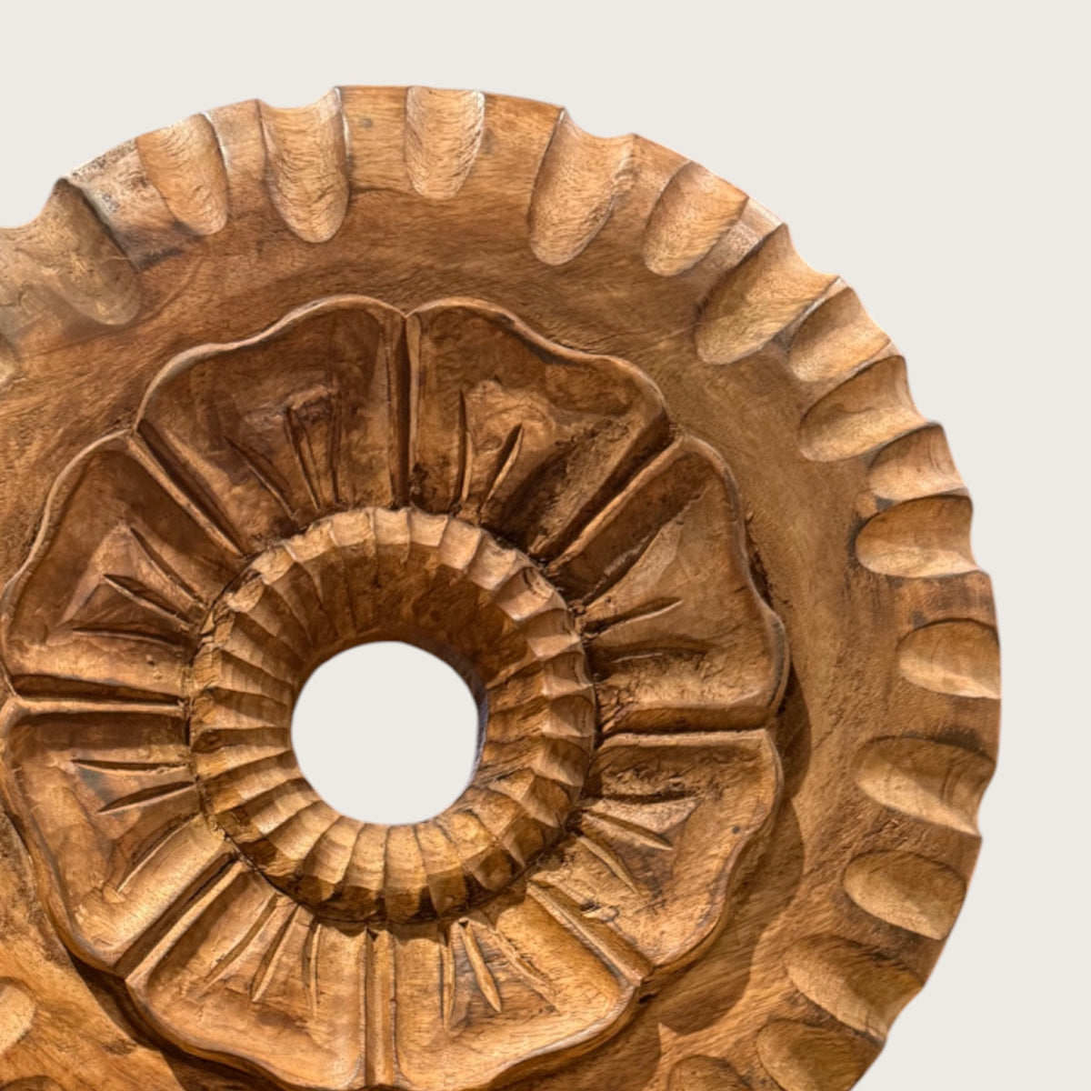 Flower Disc on Base - Large