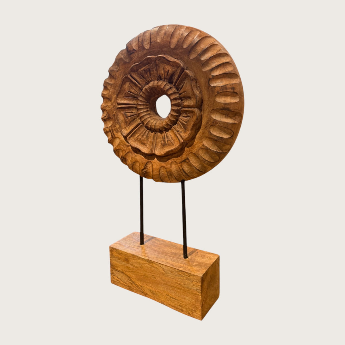 Flower Disc on Base - Large