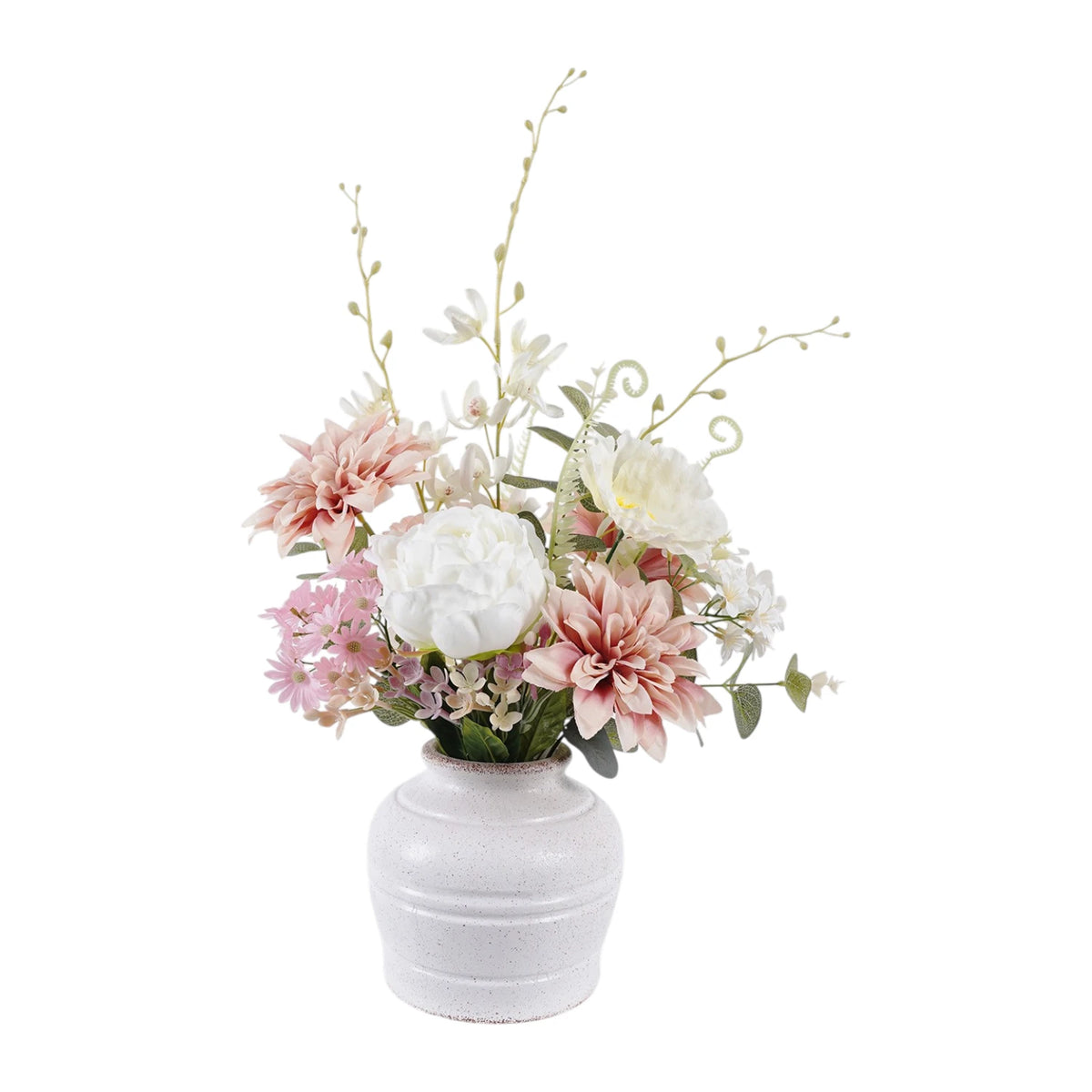 Dahlia Spider Orchid in Ceramic Pot Artificial - 45cm