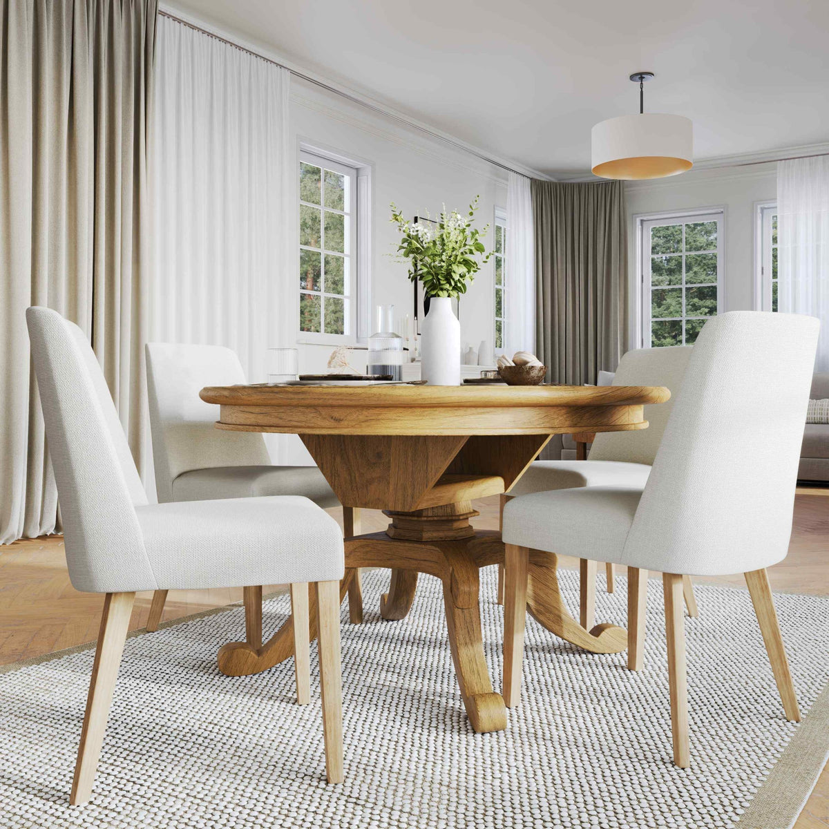 Hamilton Dining Chair - Ash / Natural Leg