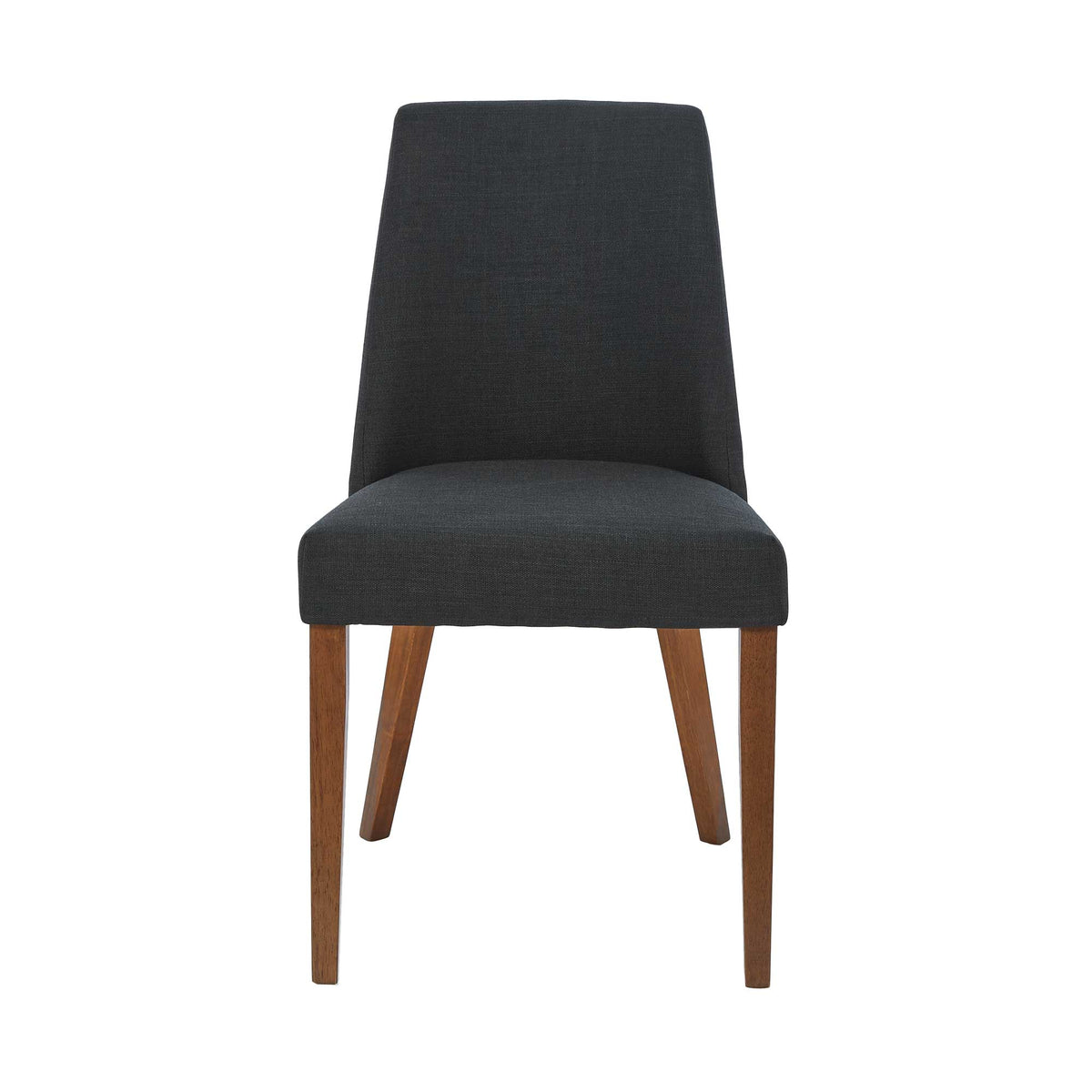 Hamilton Dining Chair - Charcoal / Honey Leg