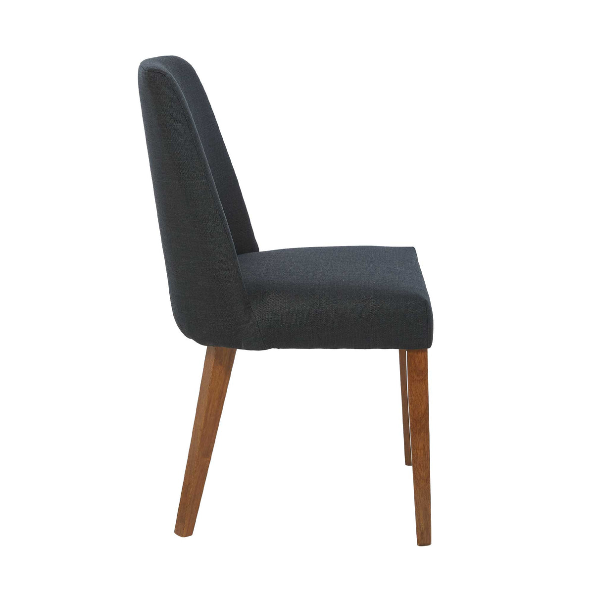 Hamilton Dining Chair - Charcoal / Honey Leg