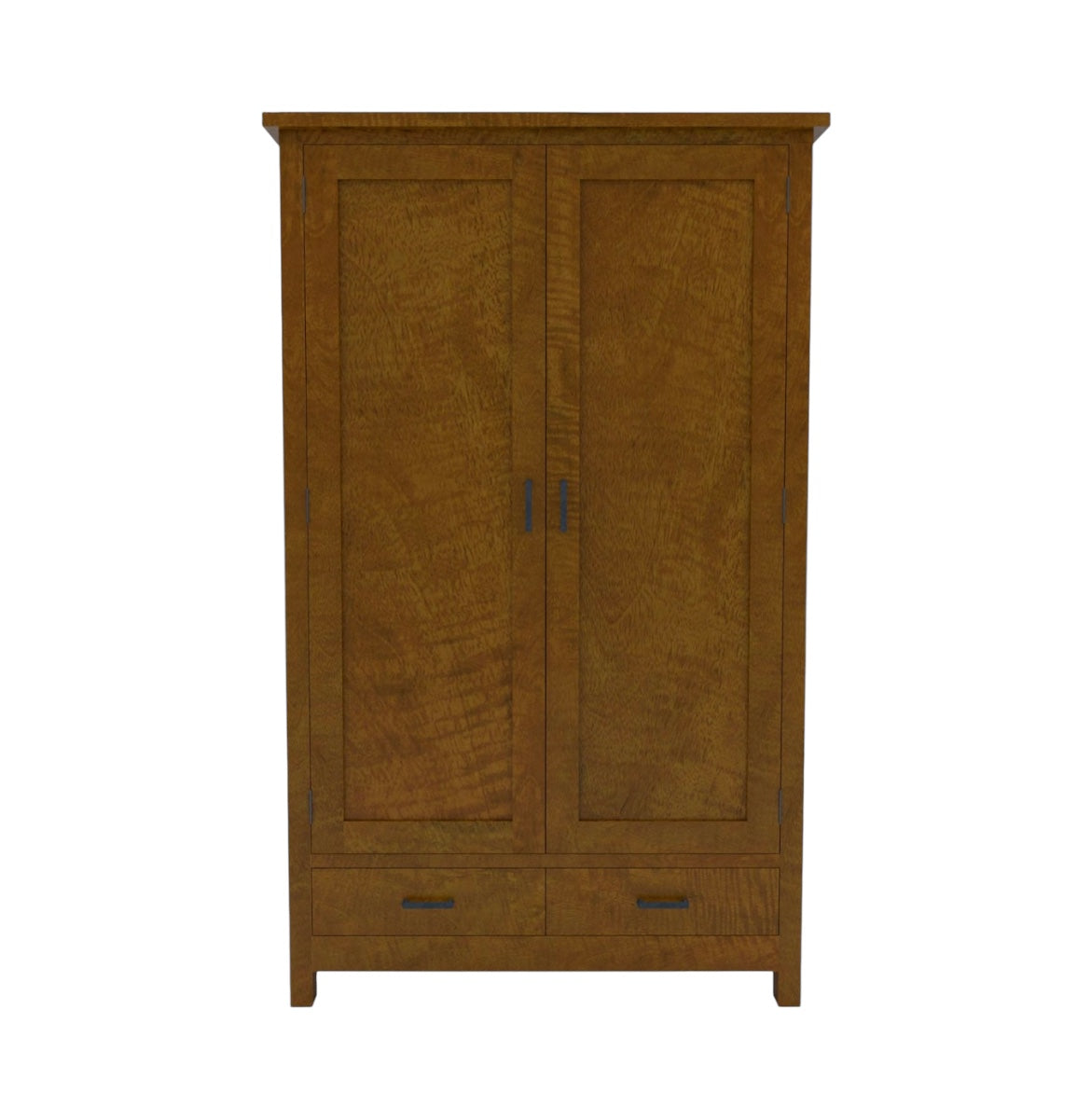 Hamilton Timber Wardrobe - Mango Wood