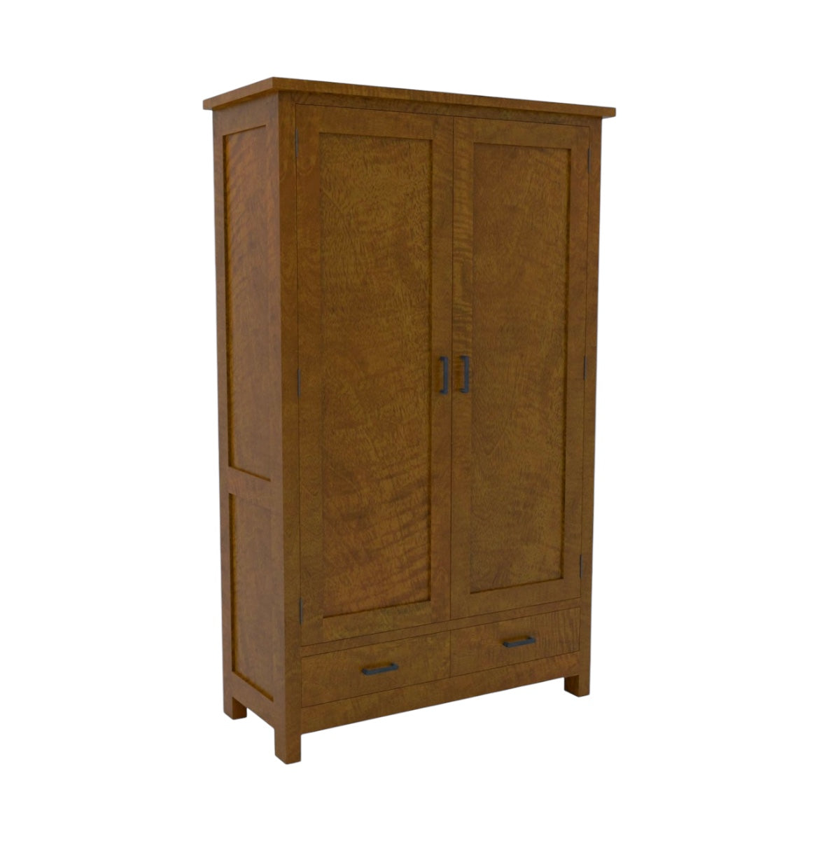 Hamilton Timber Wardrobe - Mango Wood
