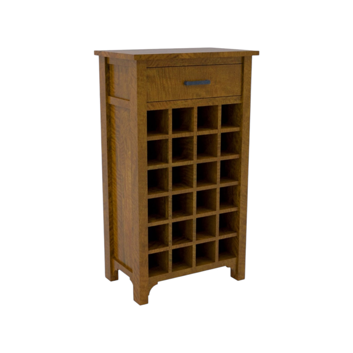 Hamilton 24 Bottle Wine Storage Unit - Mango Wood
