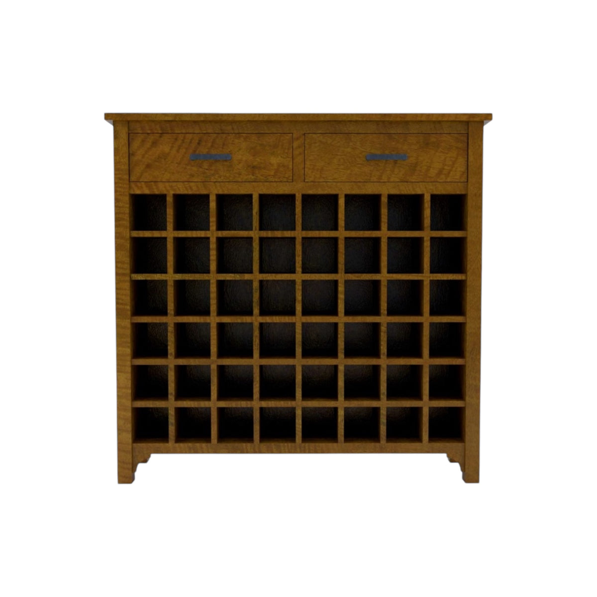 Hamilton 48 Bottle Wine Storage Unit - Mango Wood