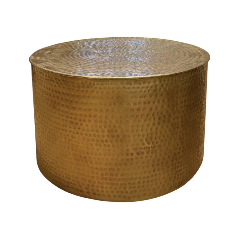 Hammered Coffee Table - Brass