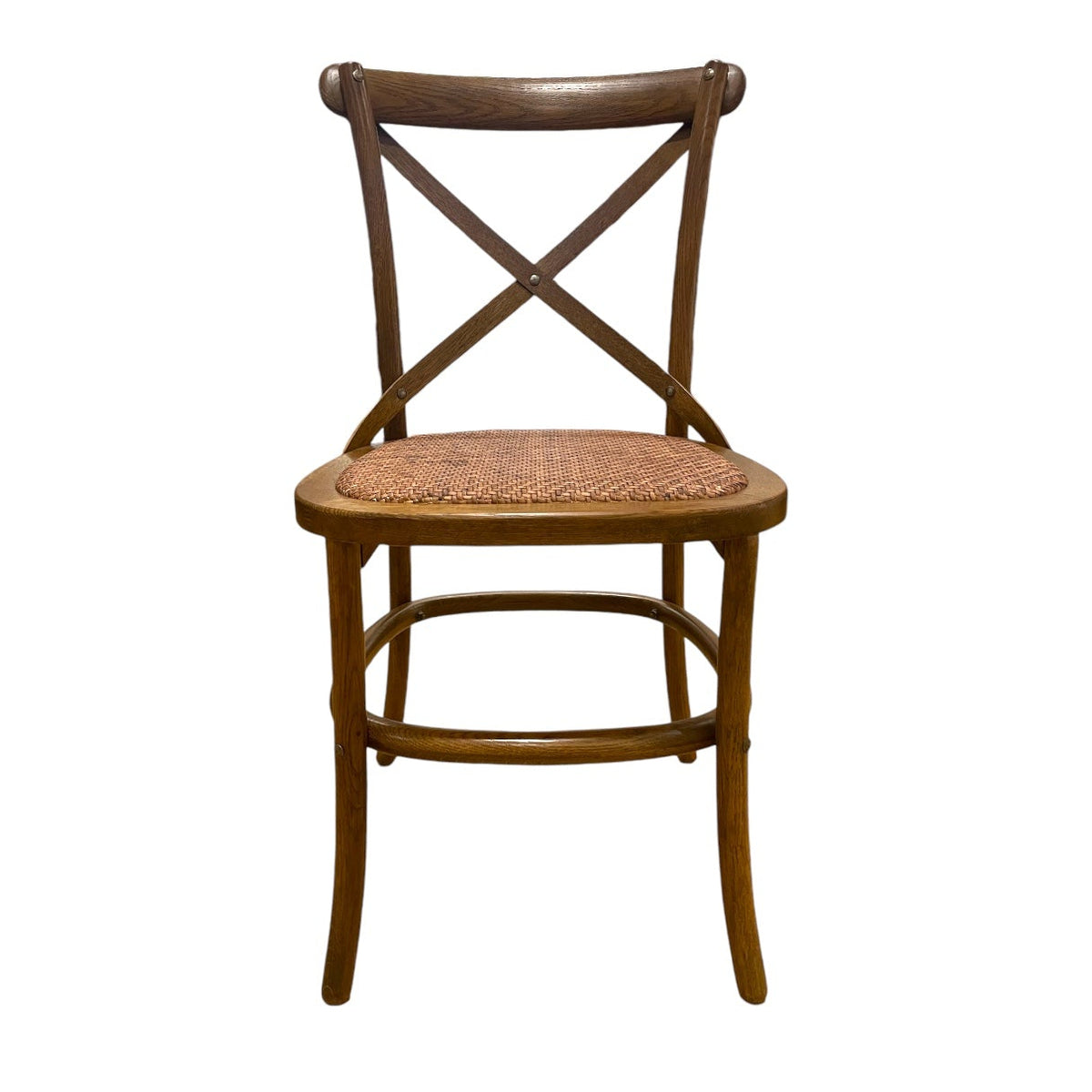 Hamptons Cafe Chair - Farmhouse Oak / Rattan Seat