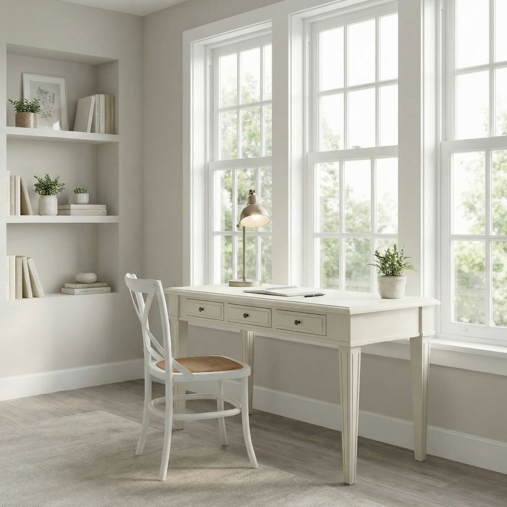 Hamptons Desk 135cm - White