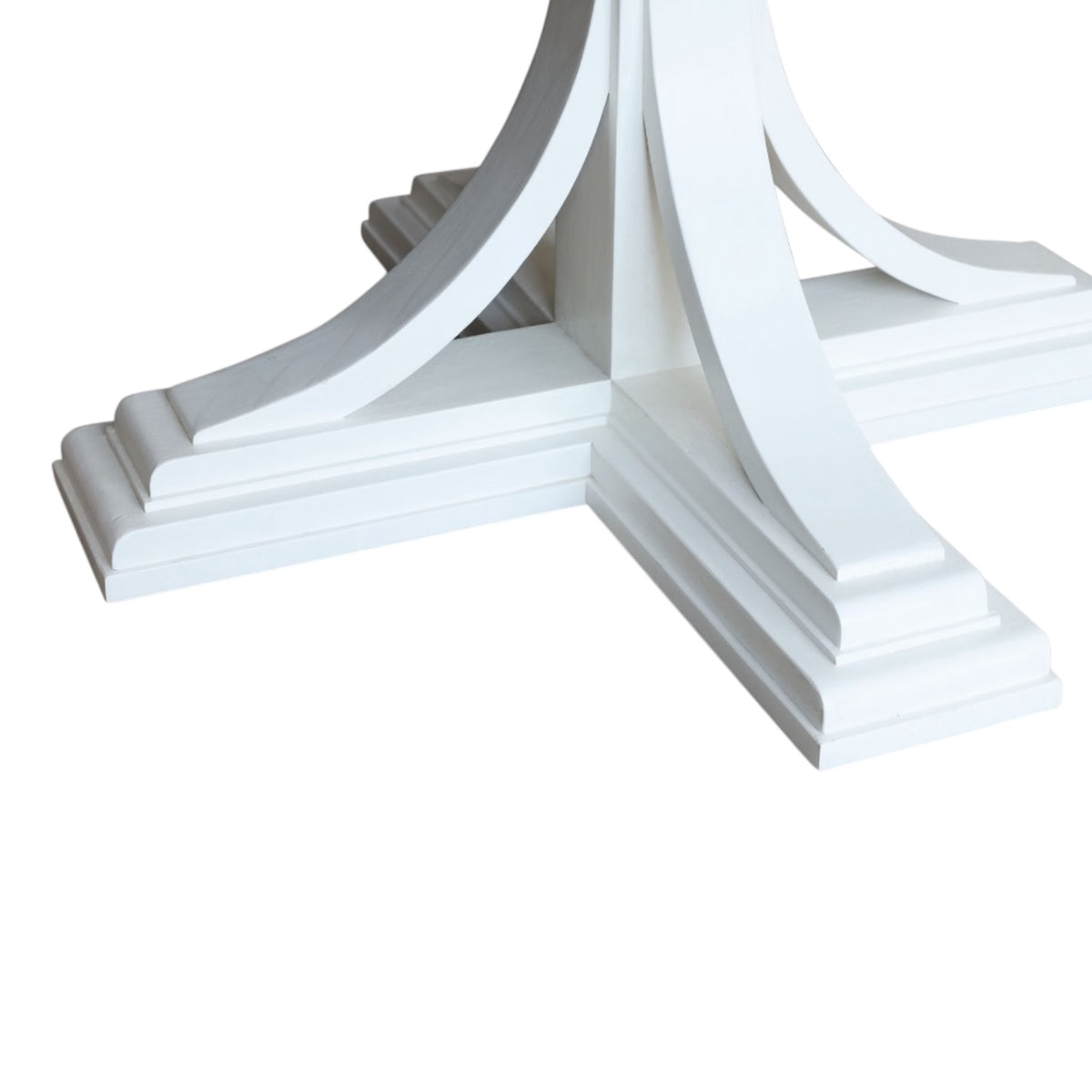 Hamptons Round Dining Table 120cm - White