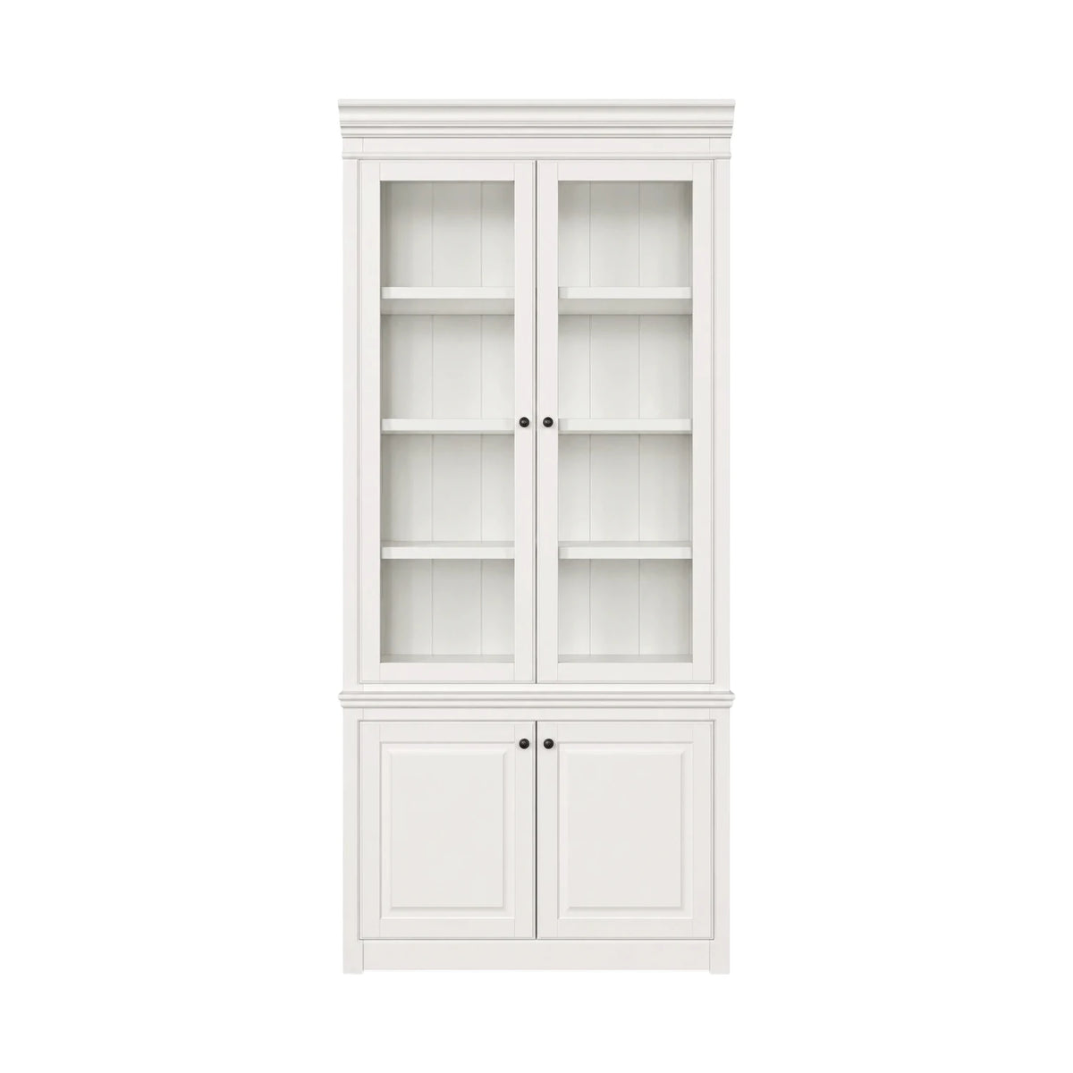 Hamptons Display Cabinet White 100cm