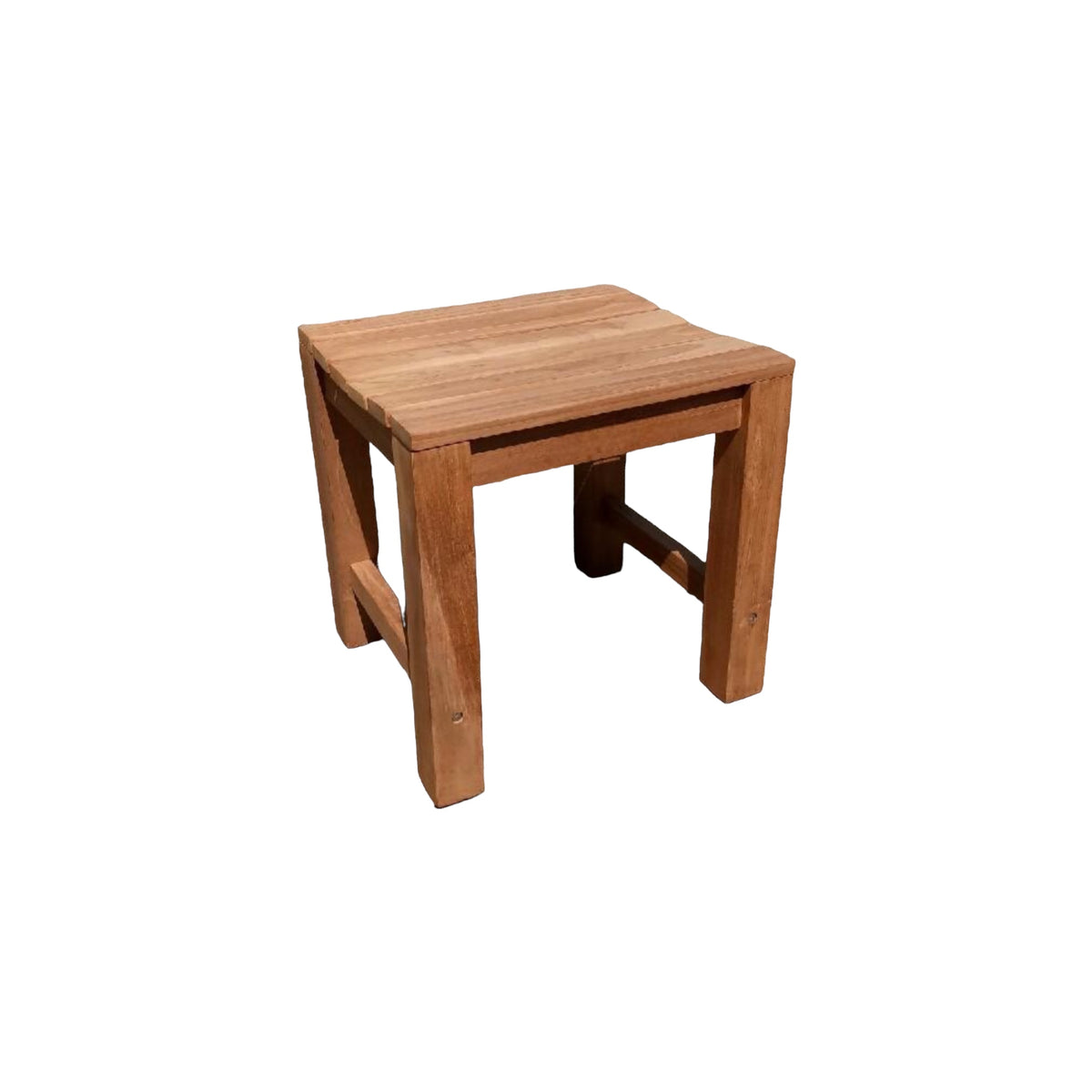 Balmoral Stool 45cm - Teak