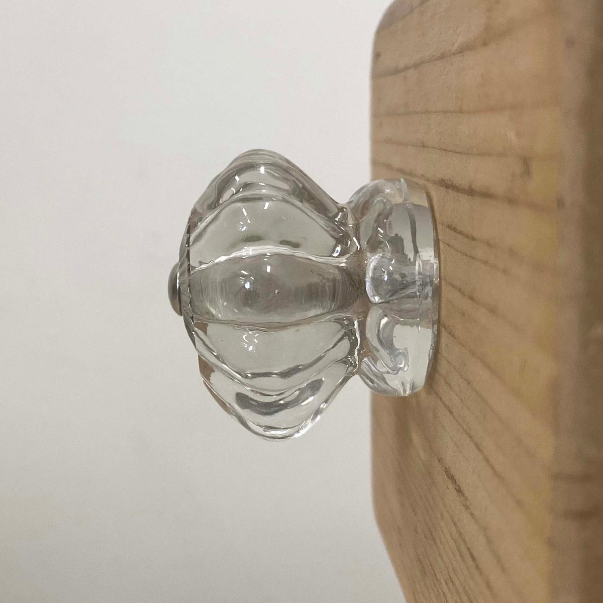 Glass Flower Knob - 4.5cm