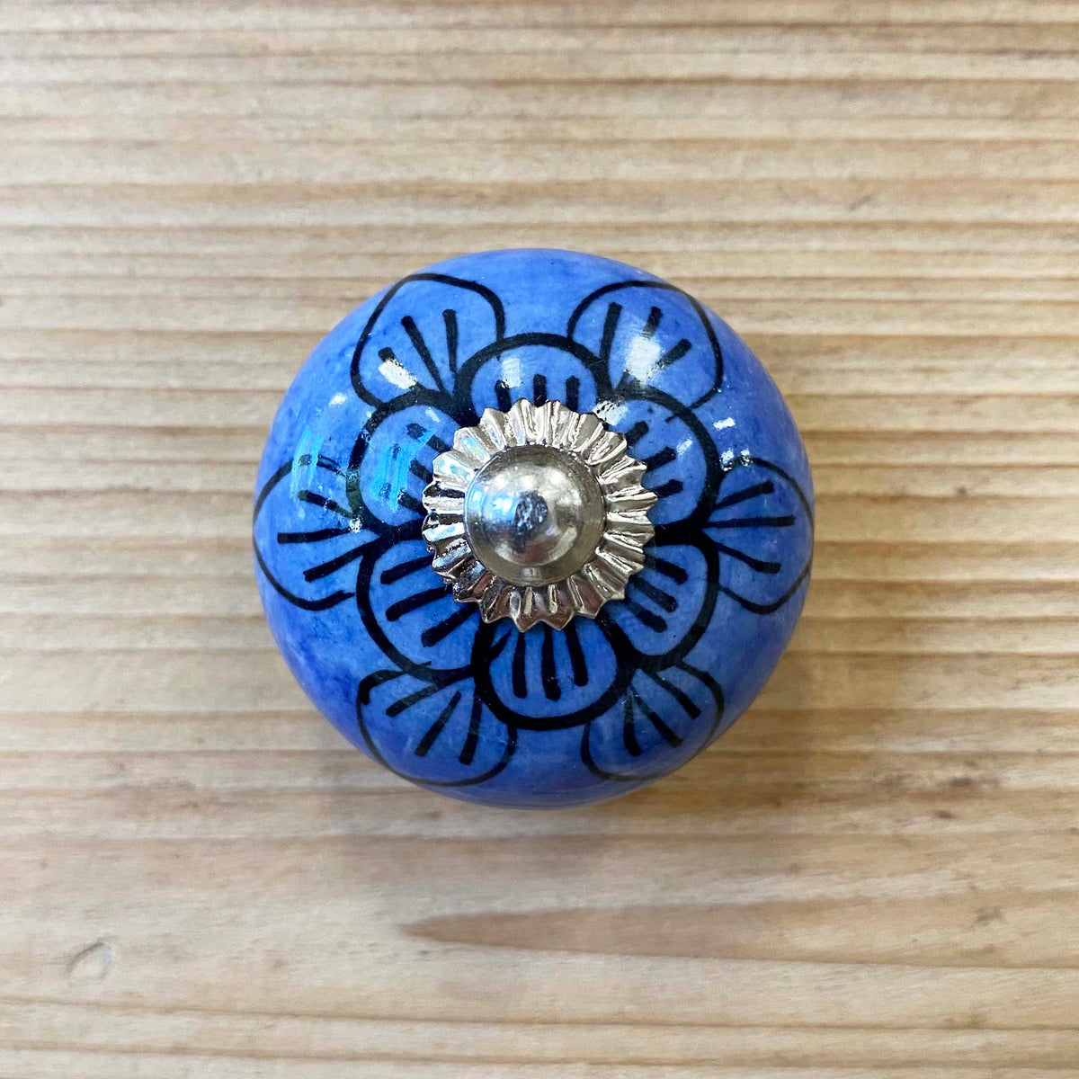 Sicilian Blue Knob - 4.5cm