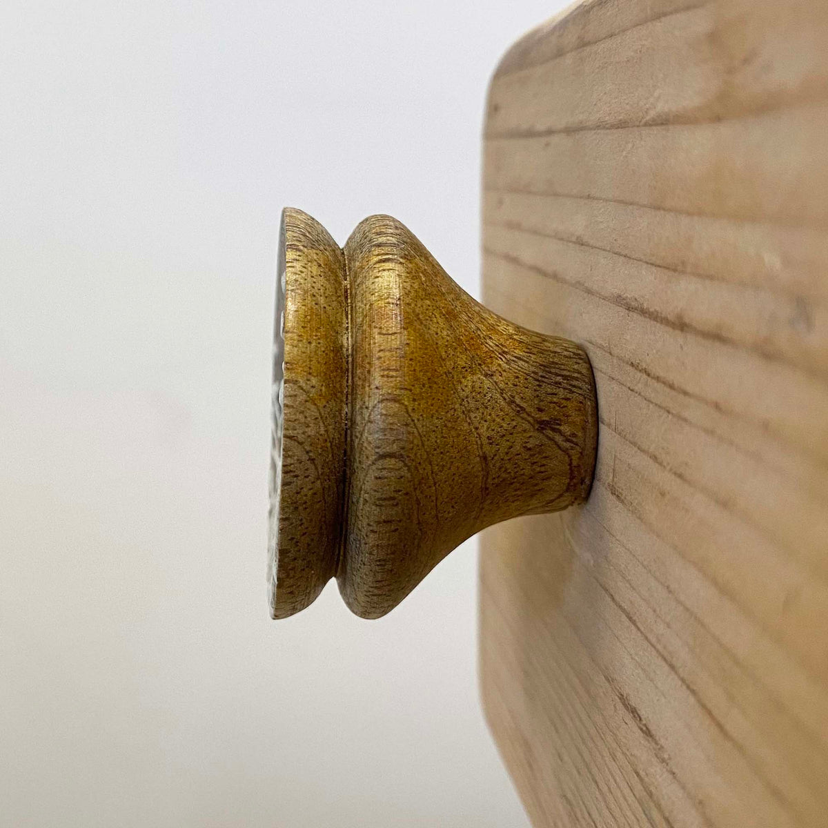 Wooden Motif B Knob - 4.5cm