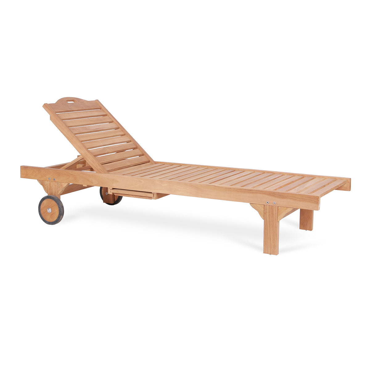 Lanai Sun Lounge - Teak / Grey