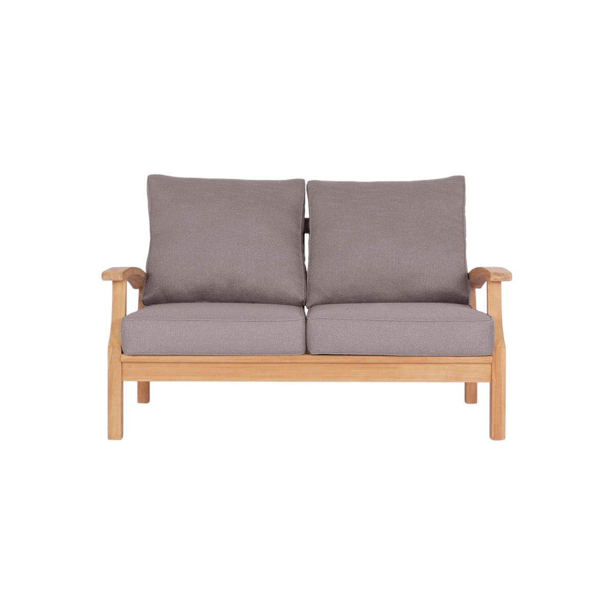 Lanai 2 Seater Outdoor Lounge - Teak / Dove