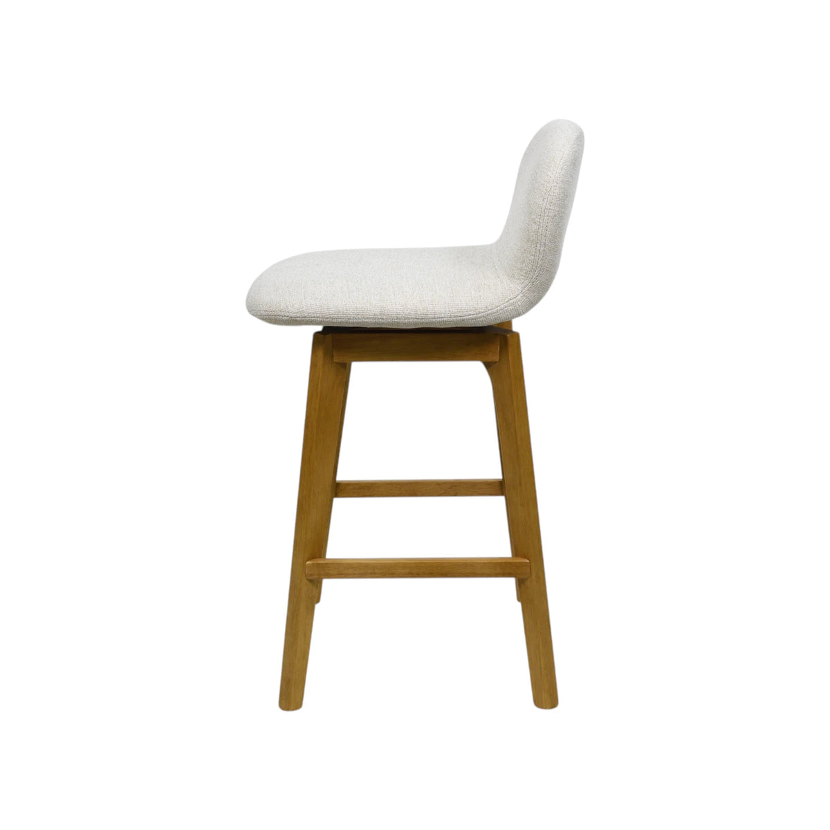 Luma Barstool - Cameilia Ivory / Natural Leg