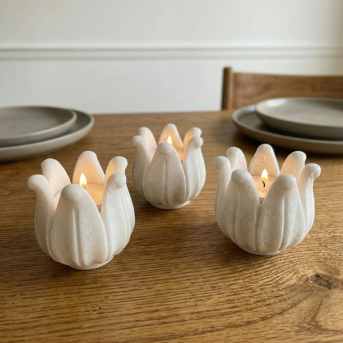 Marble Tea Light Holder