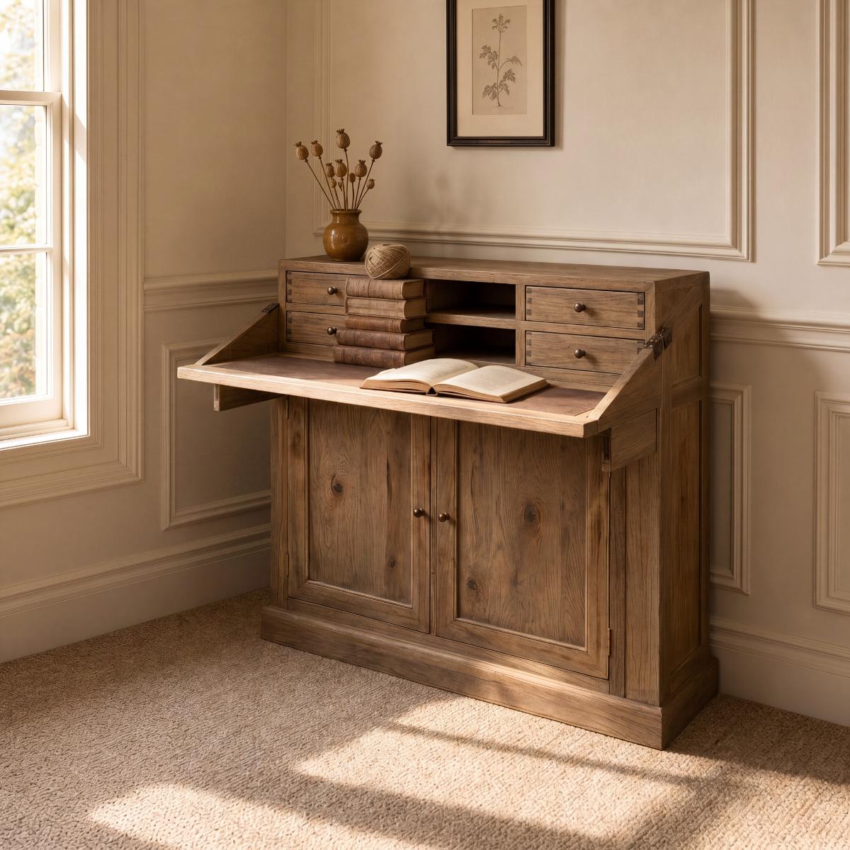 Marlowe Desk - Vintage Oak