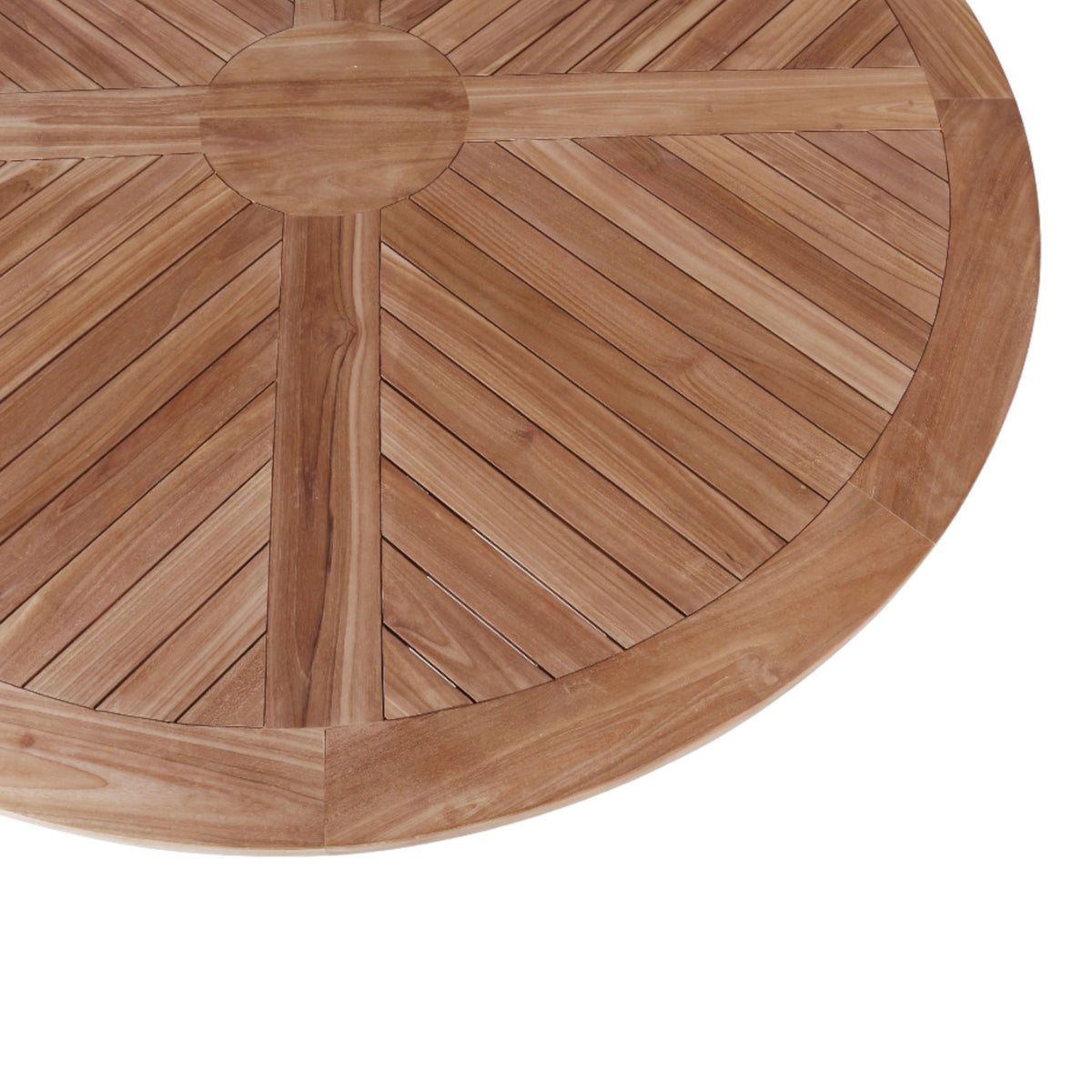 Maui Round Dining Table 100cm - Teak