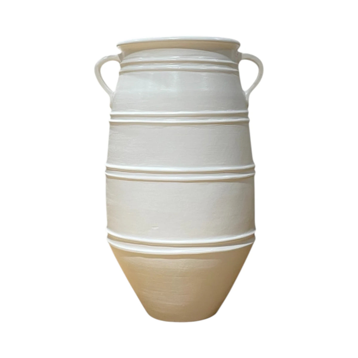 White Mediterranean Pot - 80cm