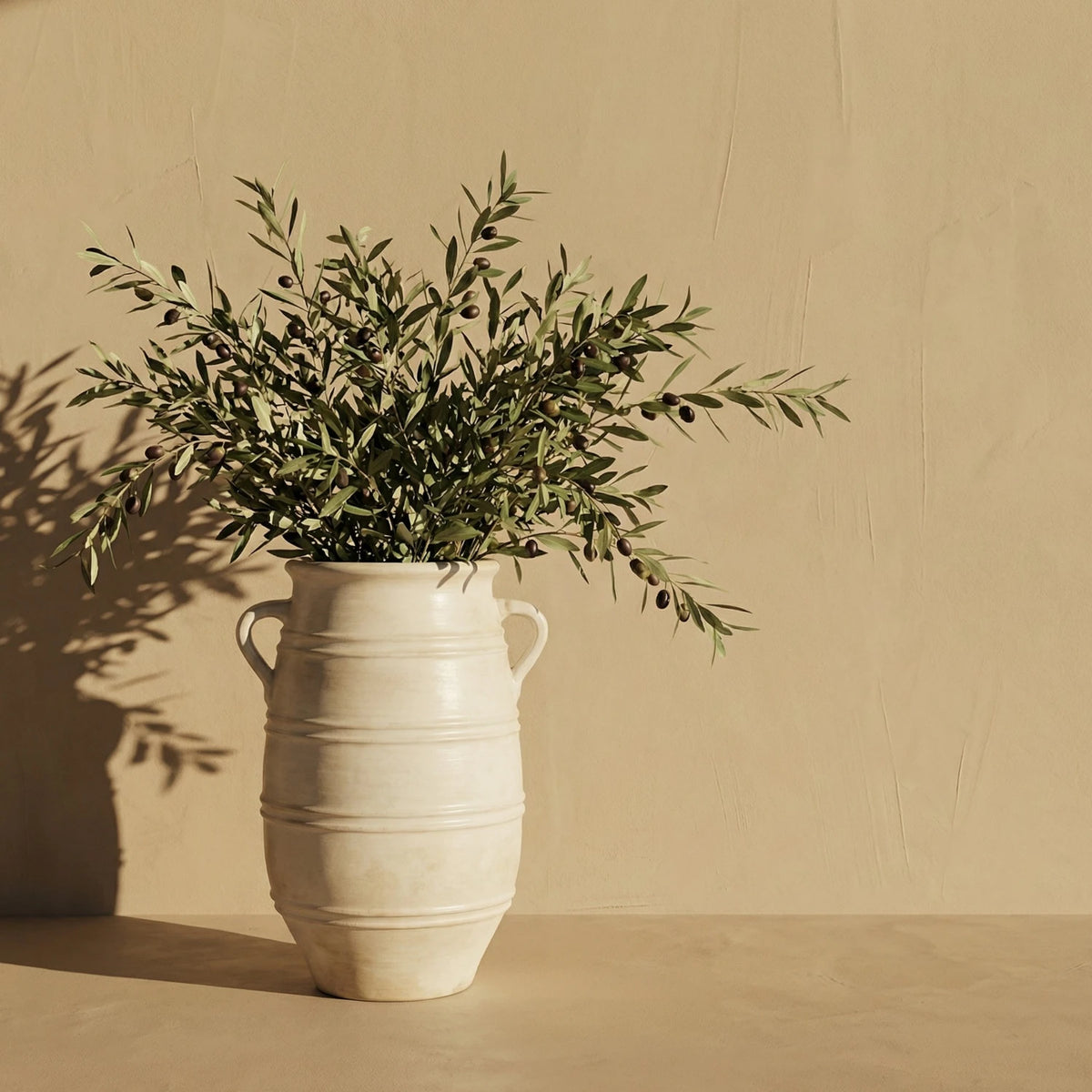 White Mediterranean Pot - 80cm