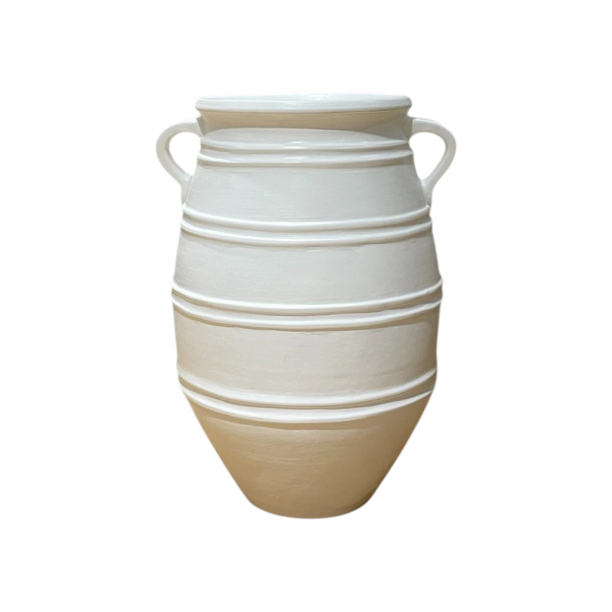 White Mediterranean Pot - 60cm