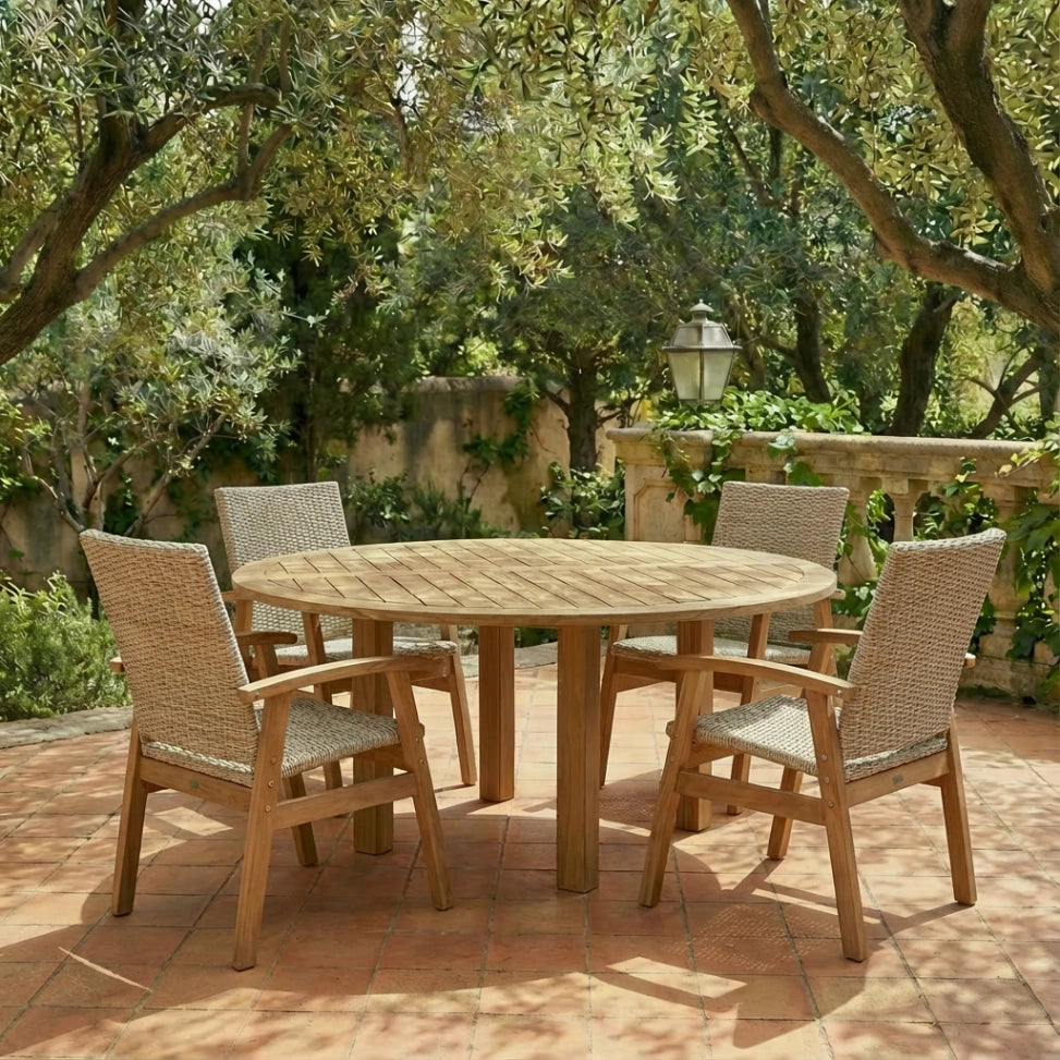 Balmoral Round Dining Table 160cm - Teak