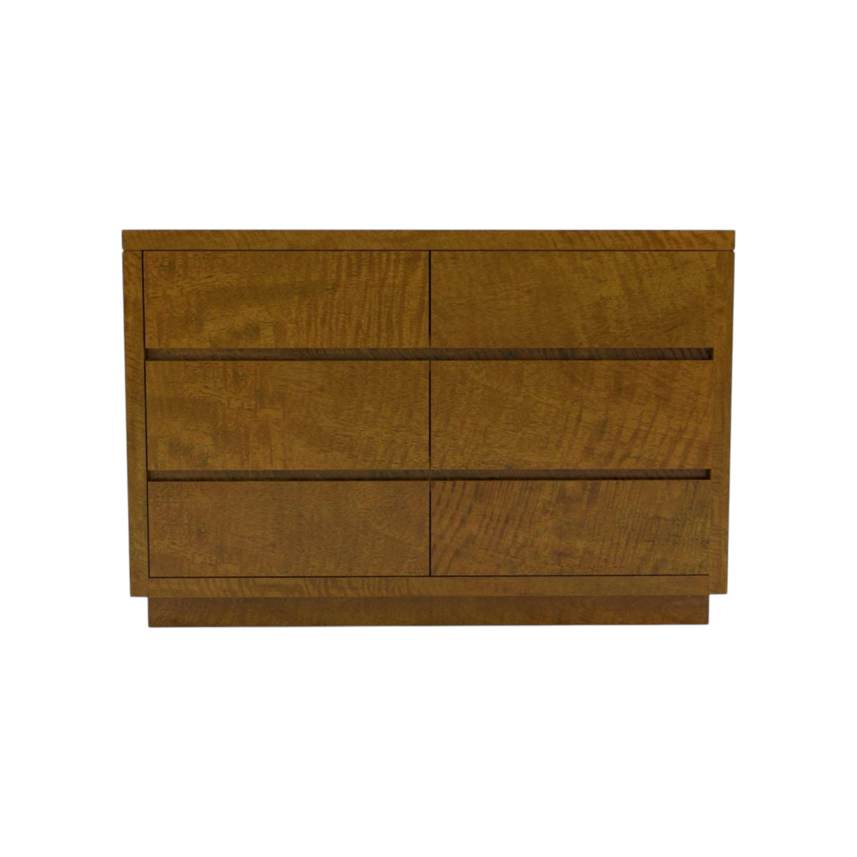 Montana 6 Drawer Wide Chest 80cm High - Mango Wood