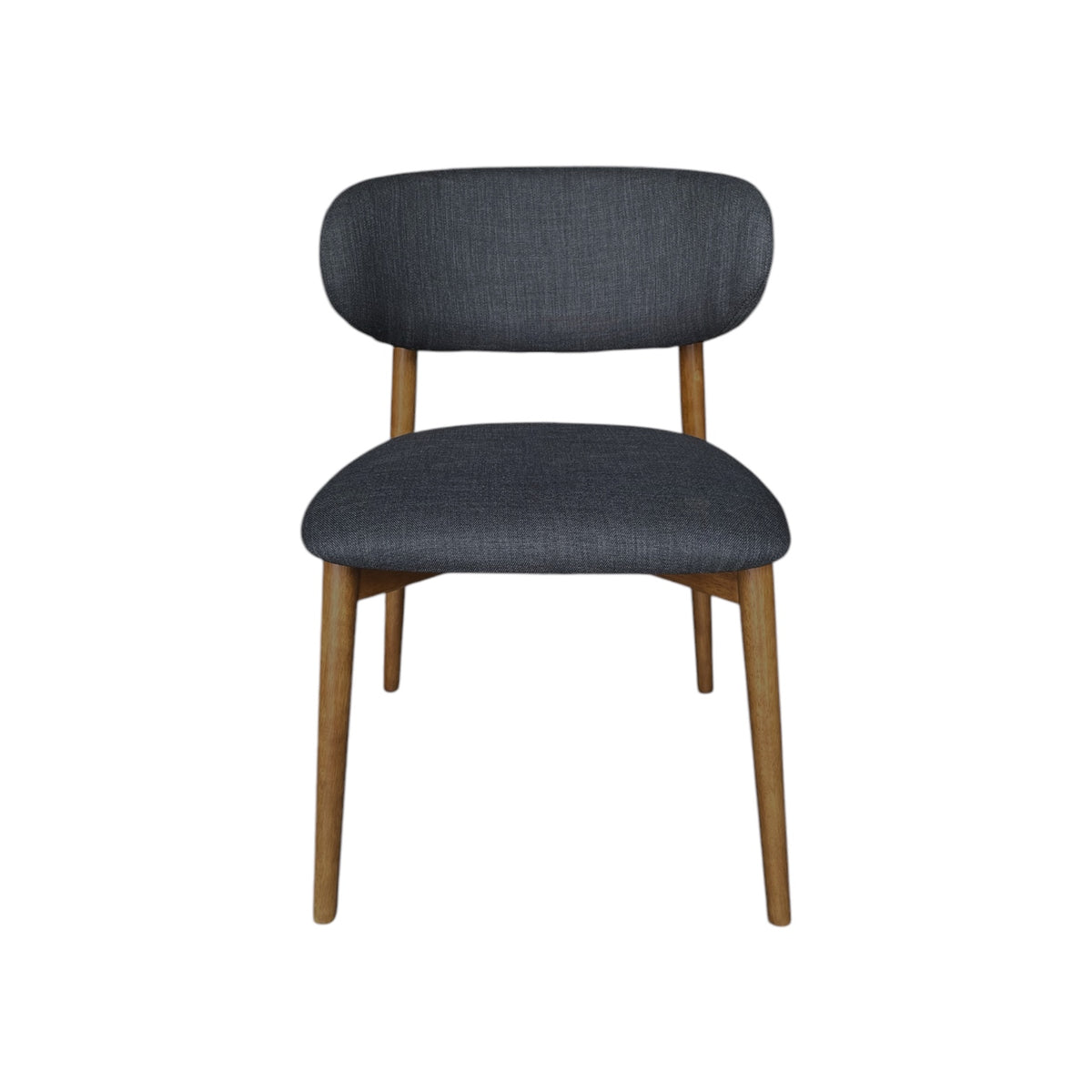 Montana Dining Chair - Charcoal / Honey Leg