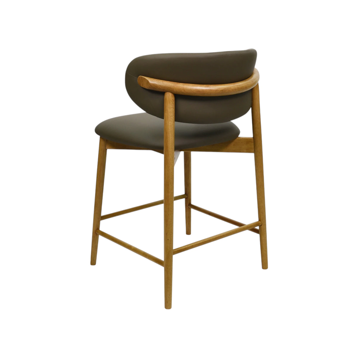 Montana Barstool - Oslo Olive / Natural Leg