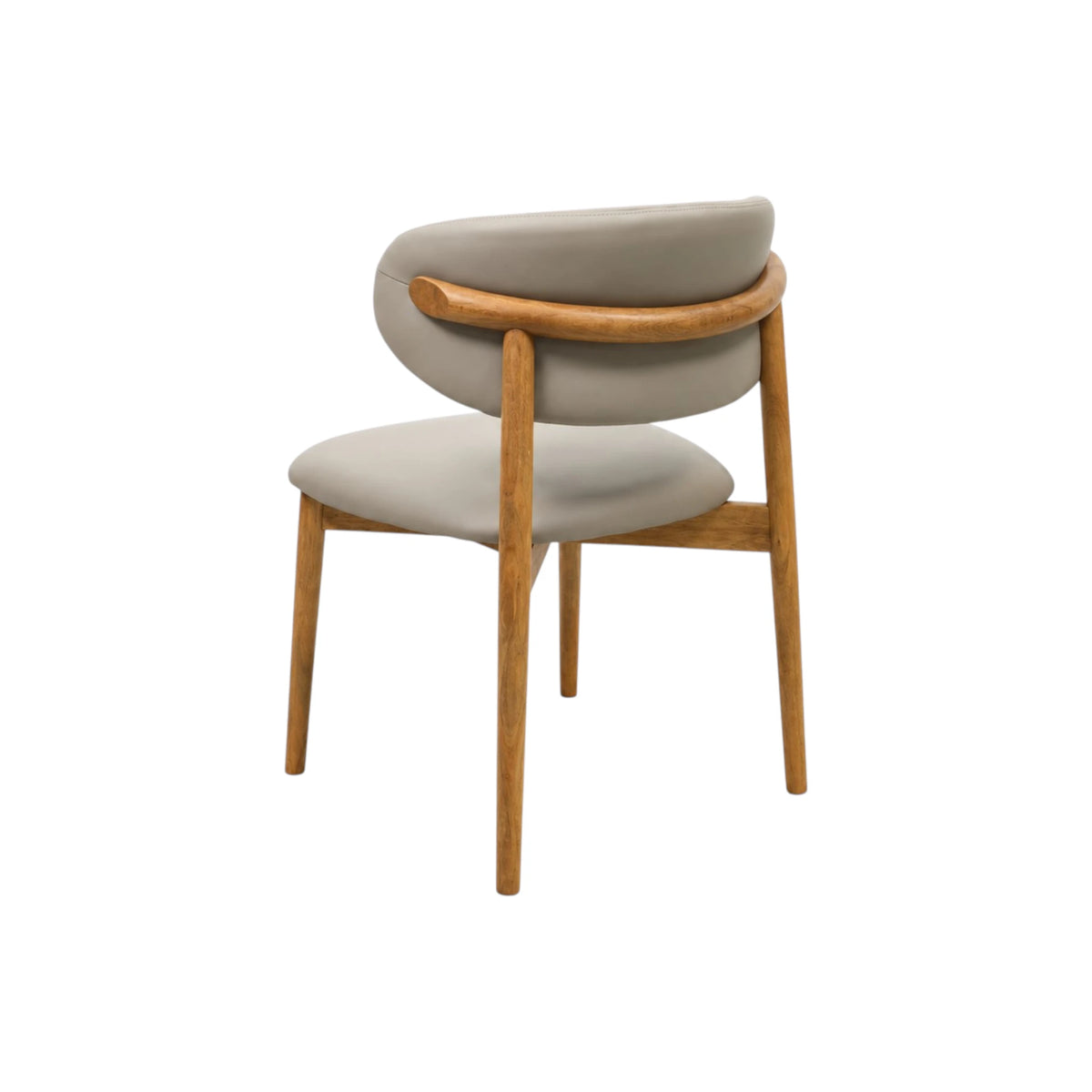 Montana Dining Chair - Oslo Creta Leather / Natural Leg