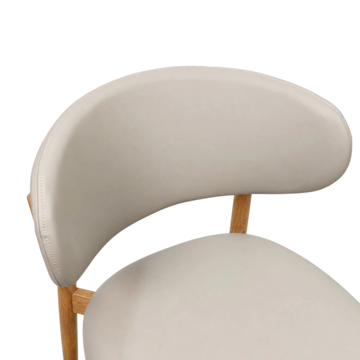 Montana Dining Chair - Oslo Creta Leather / Natural Leg